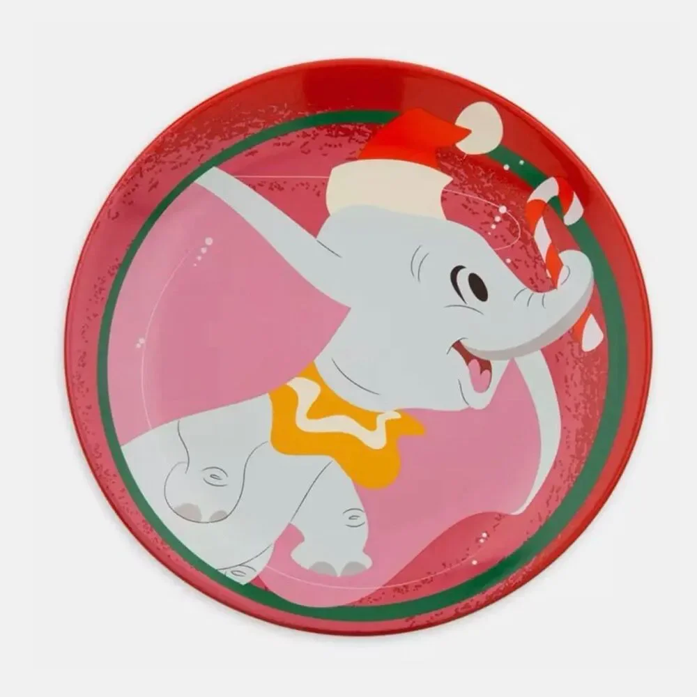 Mickey Mouse & Friends Holiday Plate 4-pc Set 2023 NEW Minnie Simba Dumbo Disney